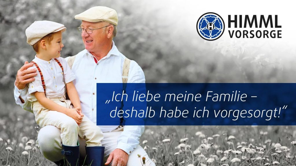 Himml Bestattungsvorsorge - Opa mit Enkelkind